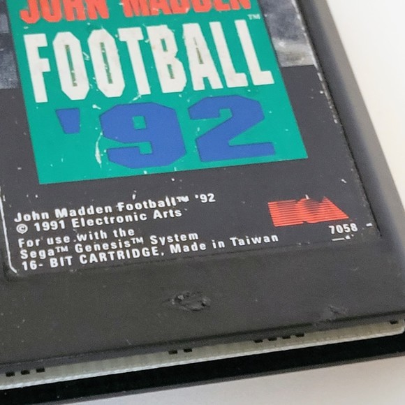 VTG Sega Genesis EA Sports Games Lot Of 4. Madden 92/93 Hockey. NOT TESTED. - Picture 11 of 12